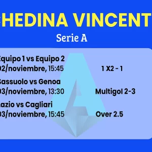 Schedina Vincente – Serie A 02 e 03 novembre 2025